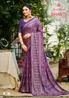 Shanti Vol 4 By Kashvi Bright Moss Foil Printed Bulk Saree Orders In India